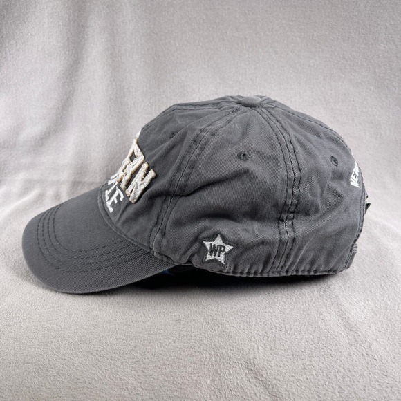 Southern People‎ Hat Womens Gray Strapback Cap Embroidered We People New Orleans - Picture 2 of 12